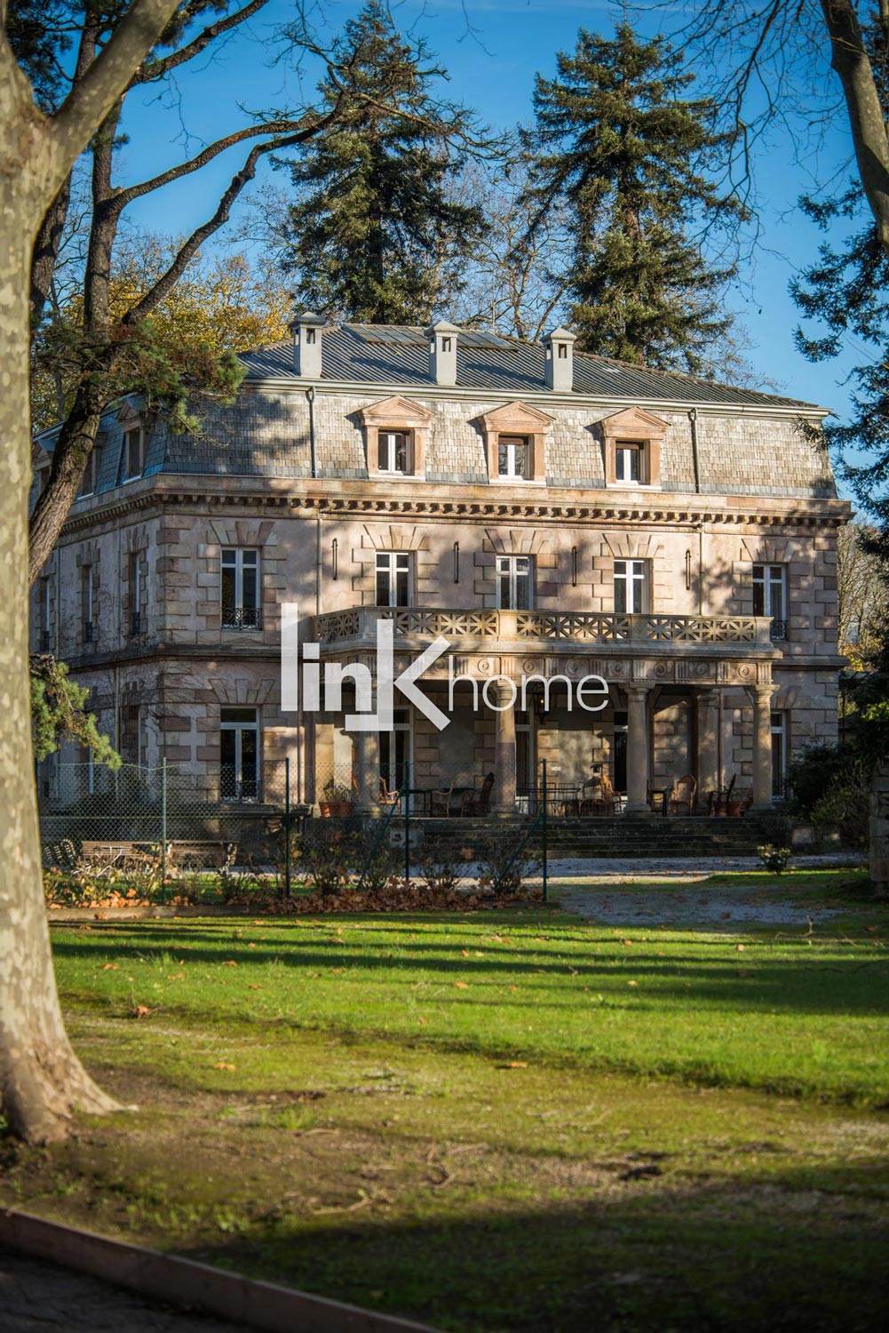 Porch and South Façade from the tennis