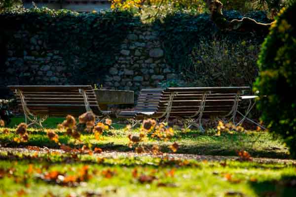 Lugares en el jardín